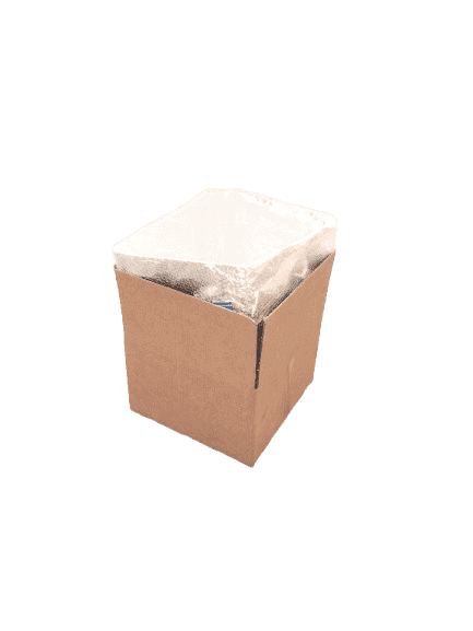 Thermodoos opvouwbaar - 400 x 400 x 250 mm + (6 Laags isolatiezak)