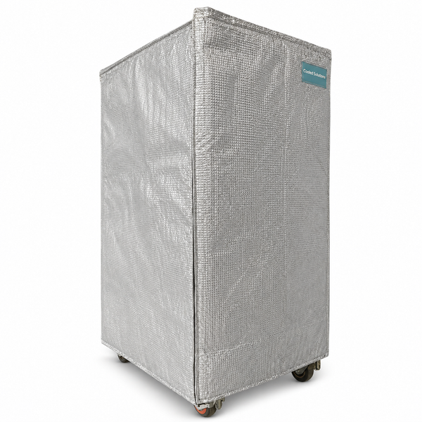 Wiederverwendbare Thermohaube für Rollcontainer 85 x 70 x 150 cm ohne Öffnung
